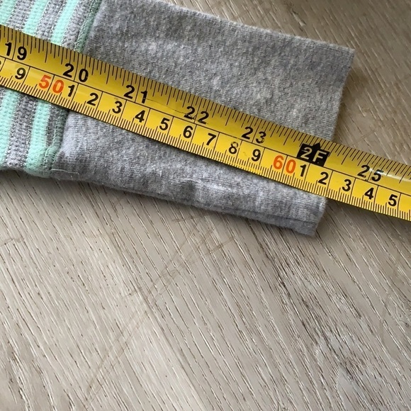 Victoria’s Secret Termal PJ’s teal gray metallic shimmer size XS cozy sleep - Picture 8 of 16